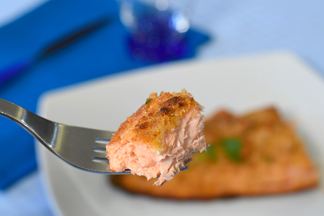salmone-al-forno-gratinato