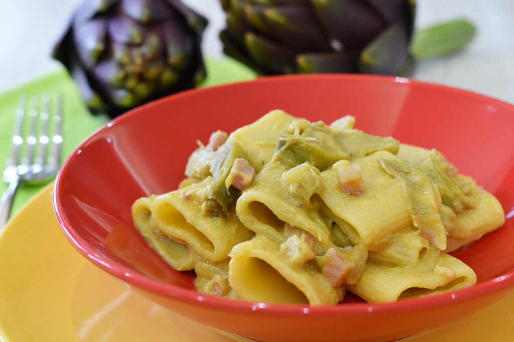 pasta-con-carciofi-e-pancetta