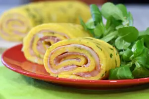Rotolo di frittata al forno