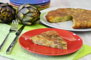 Frittata di carciofi e patate