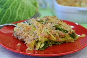 Verza gratinata al forno
