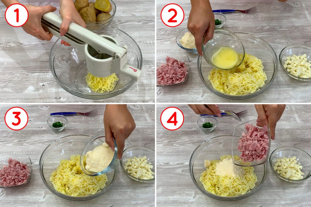 preparazione della purea di patate