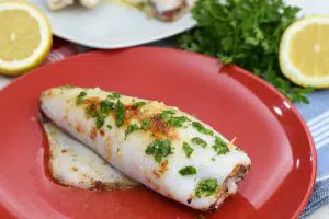 Calamari ripieni in padella