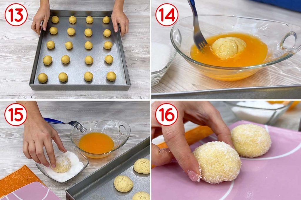 cottura dei biscotti morbidi al mandarino