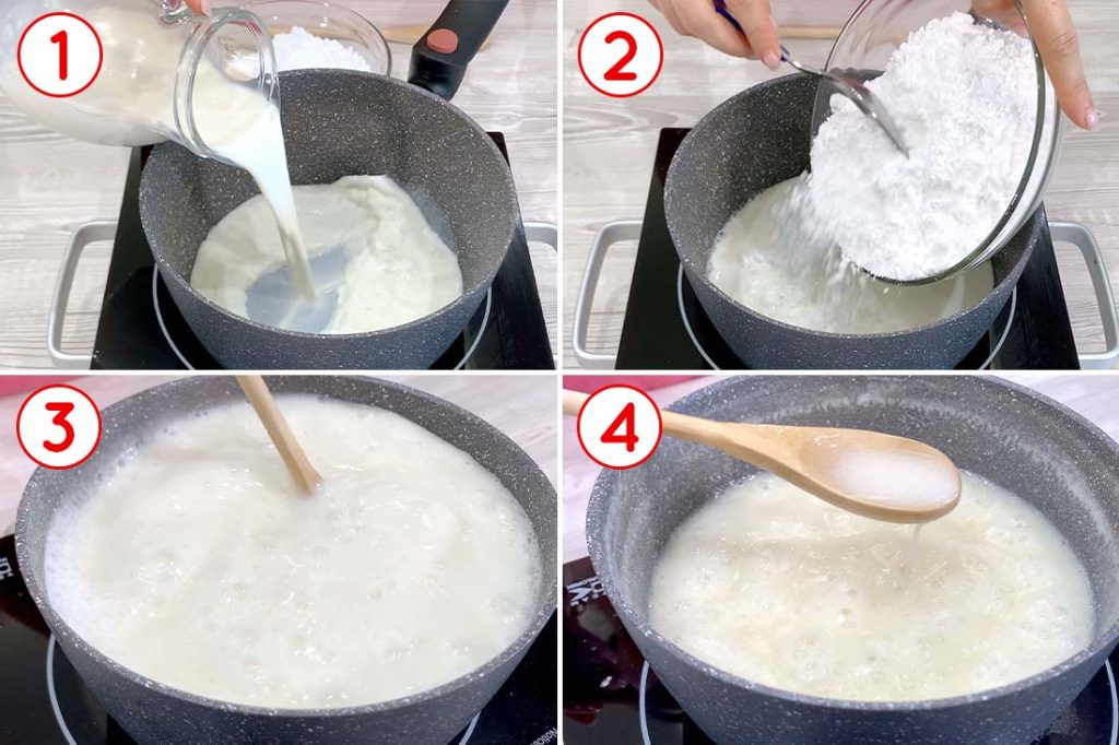 preparazione latte condensato