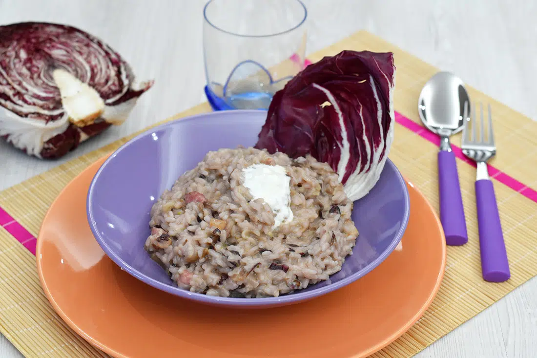 risotto al radicchio rosso