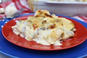 Lasagne ai funghi e salsiccia