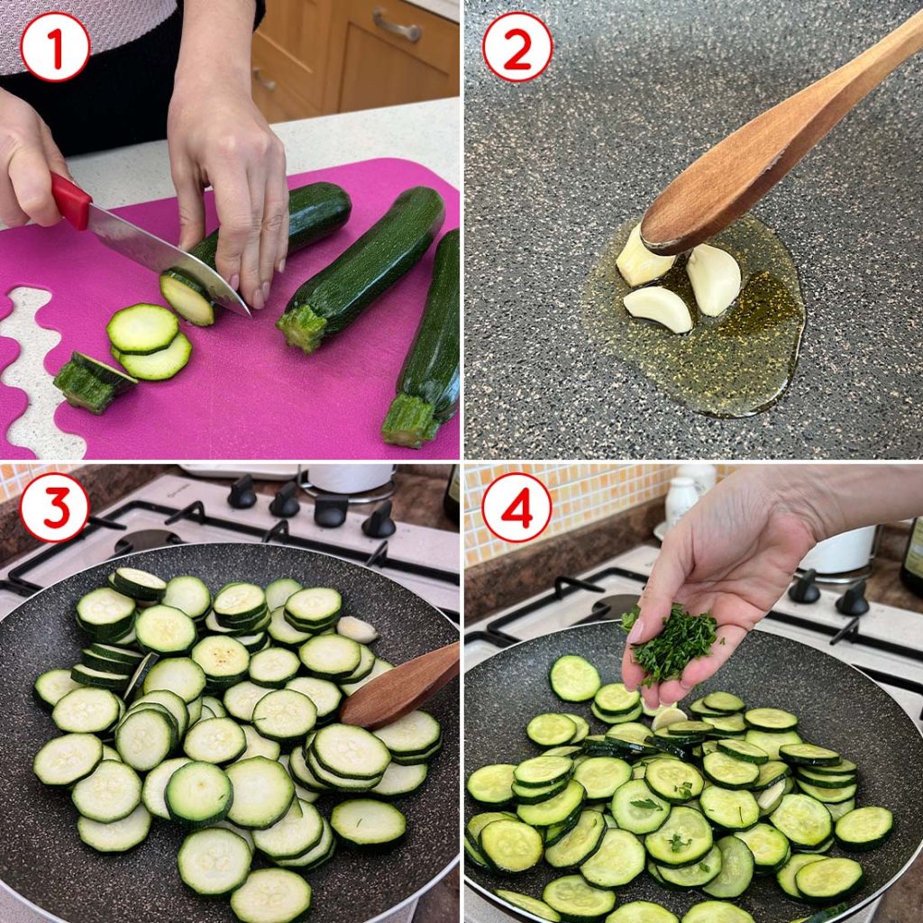 ricette zucchine padella