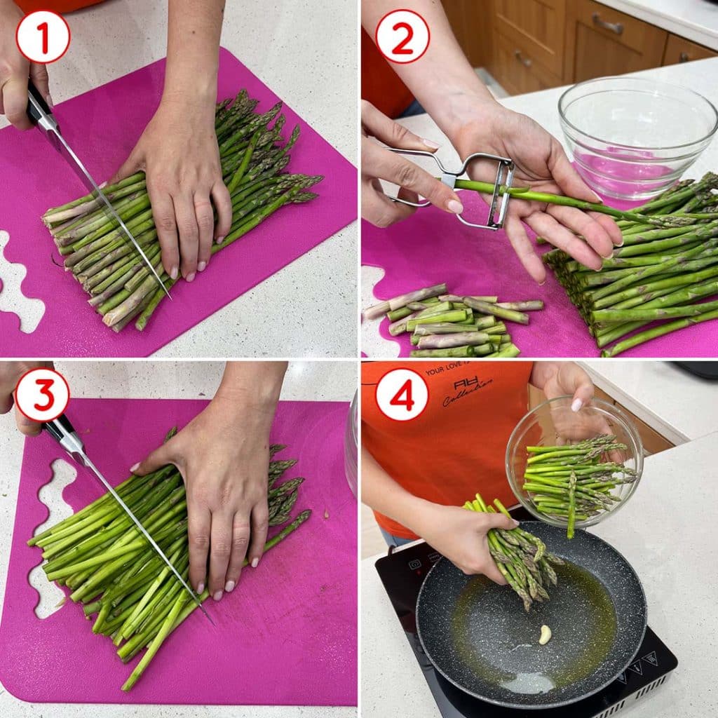 Come pulire gli asparagi