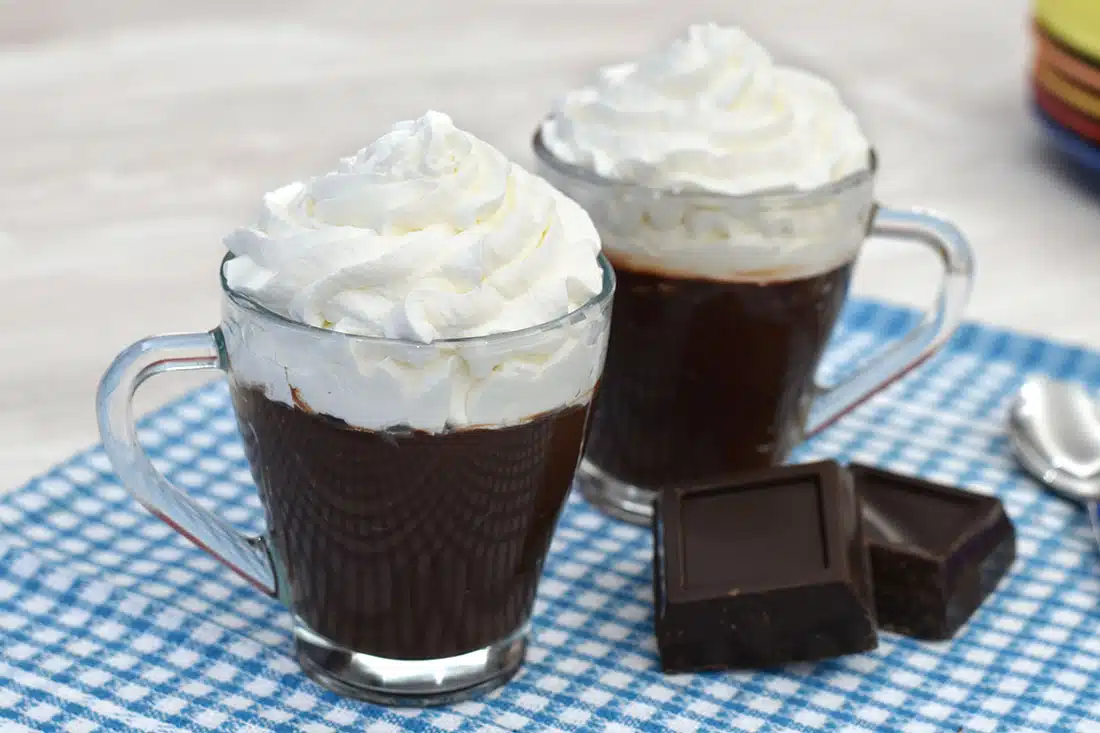 coppe cioccolato e panna