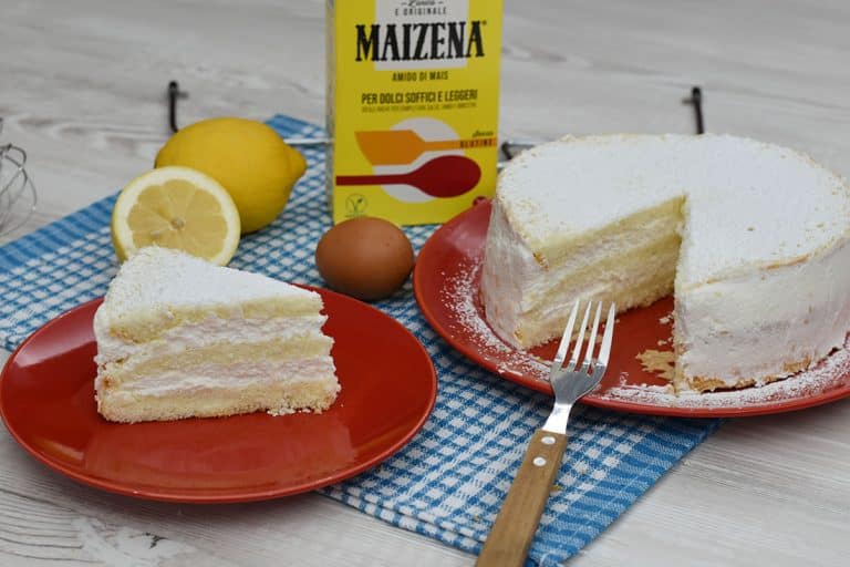 torta senza glutine con mousse al limone