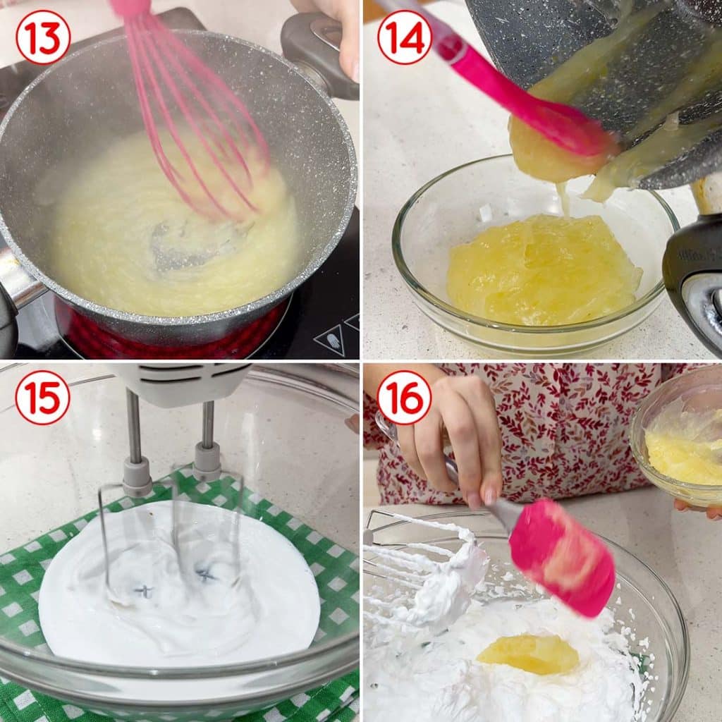Mousse al limone pronta