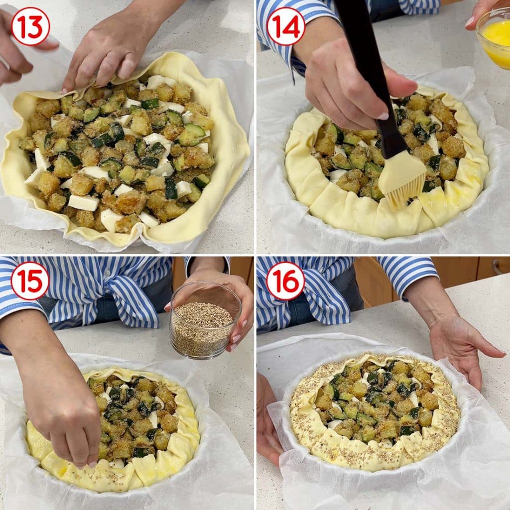 Cottura della torta salata