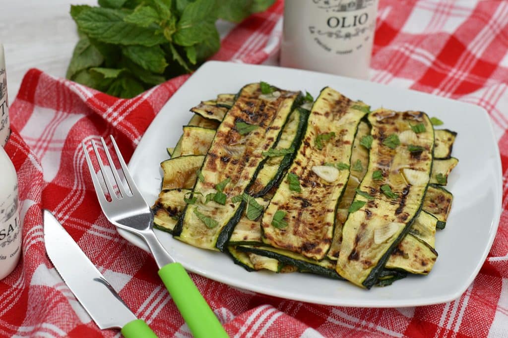 come condire le zucchine grigliate