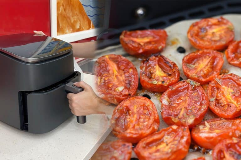 pomodorini confit in friggitrice ad aria