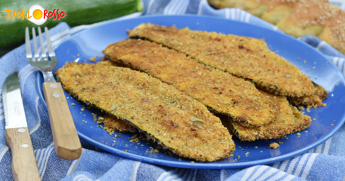 Zucchine impanate al forno: contorno semplice e gustoso - Tuorlo Rosso