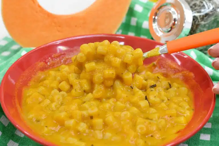 pastina con la zucca