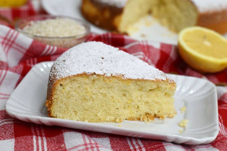 torta di riso e mandorle al limone