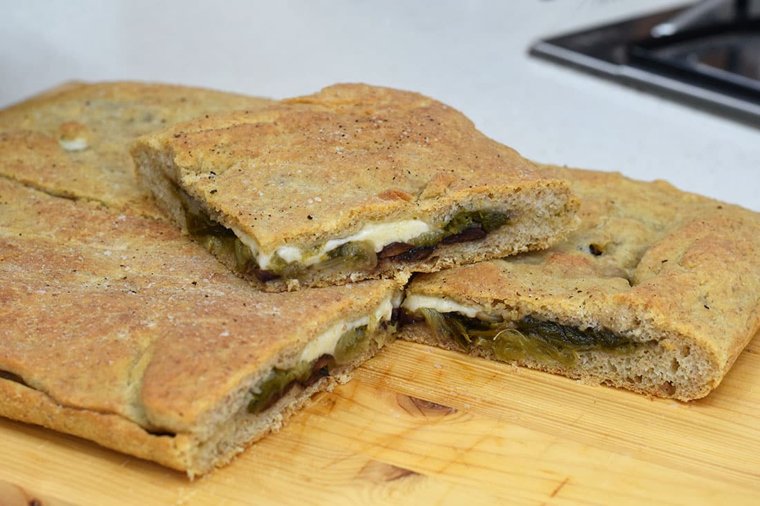 Focaccia con scarola
