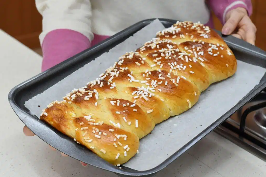 treccia pan brioche
