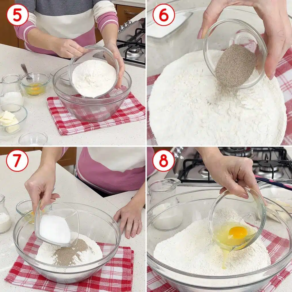 Primi ingredienti dell'impasto