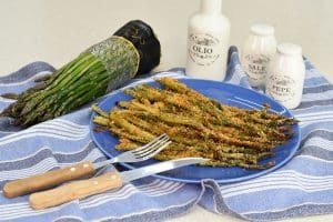 Asparagi al forno gratinati
