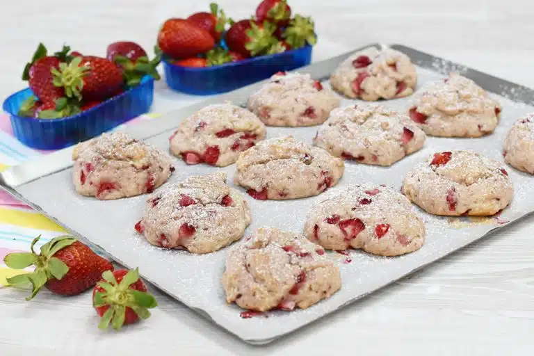 biscotti alle fragole