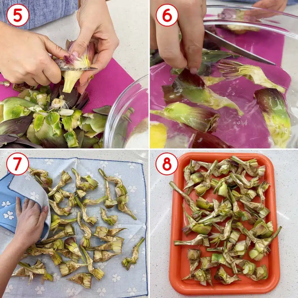 Come congelare i carciofi crudi