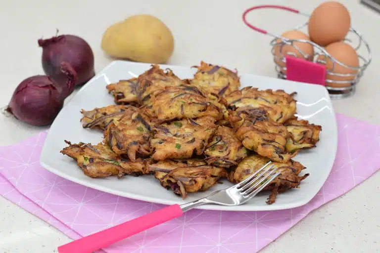 frittelle di cipolle e patate