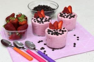 Mousse di fragole