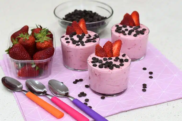 Mousse di fragole