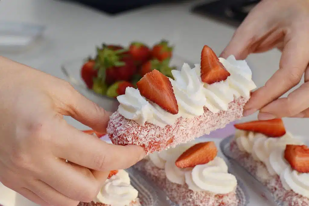 Dolcetti alle fragole senza cottura