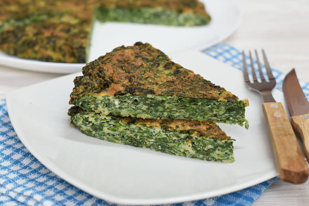 frittata di spinaci