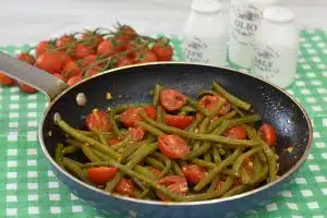Fagiolini con pomodorini