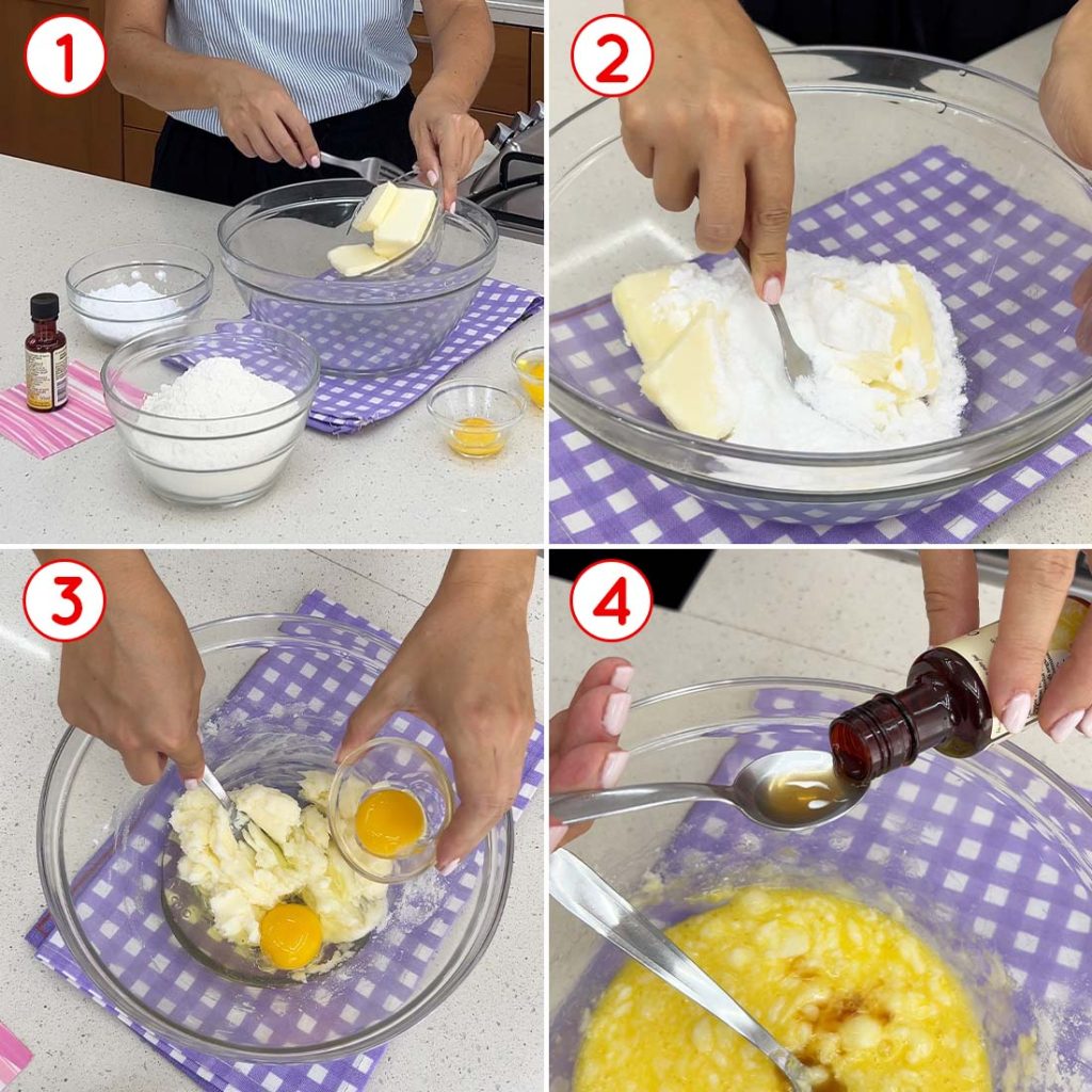 Preparazione della pasta frolla