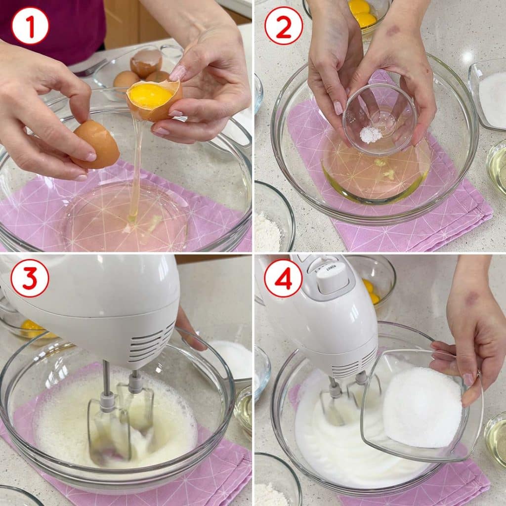 Preparazione della pasta biscotto