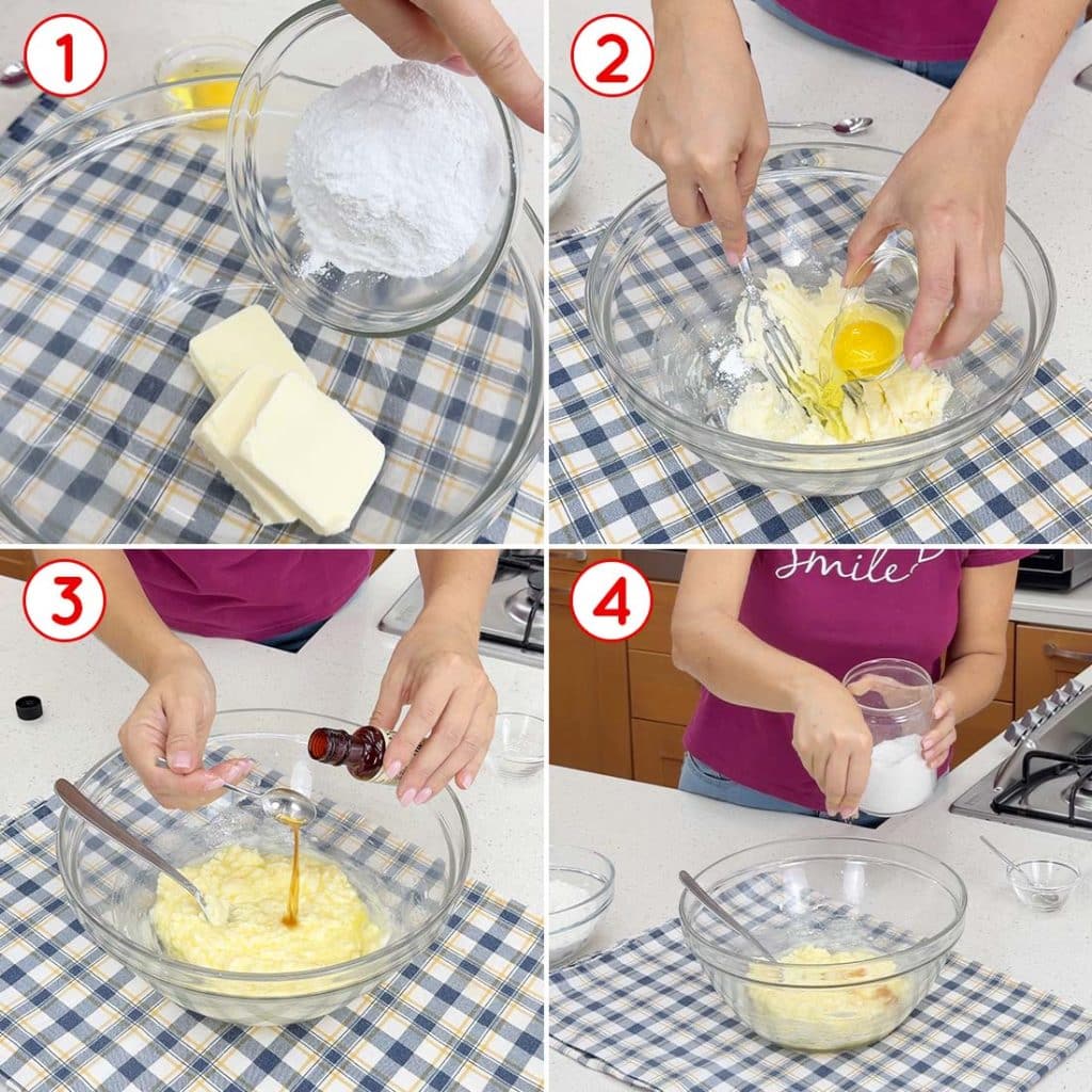 Preparazione della pasta frolla