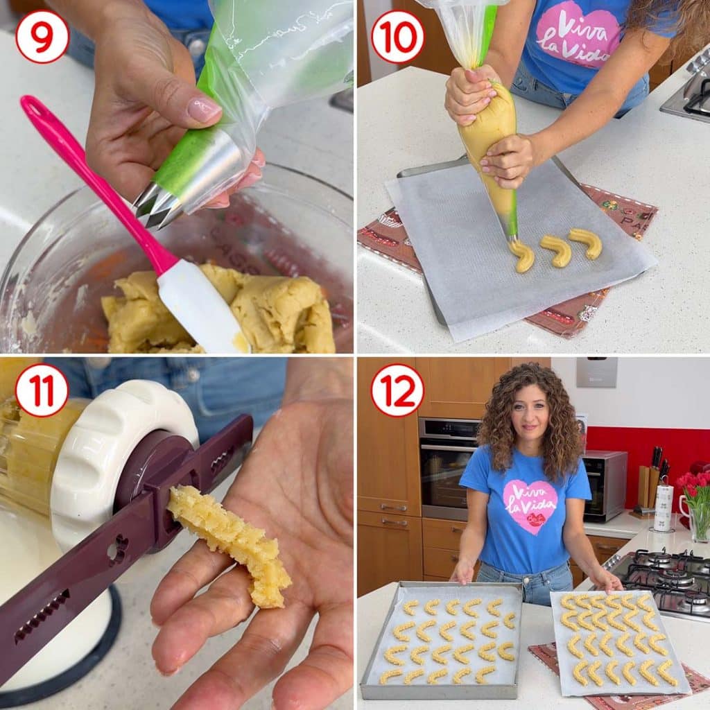 Formazione dei biscotti krumiri