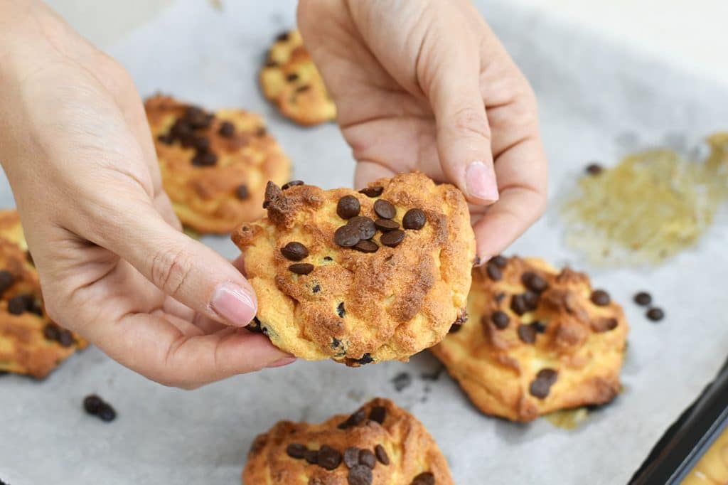 cloud bread al cioccolato