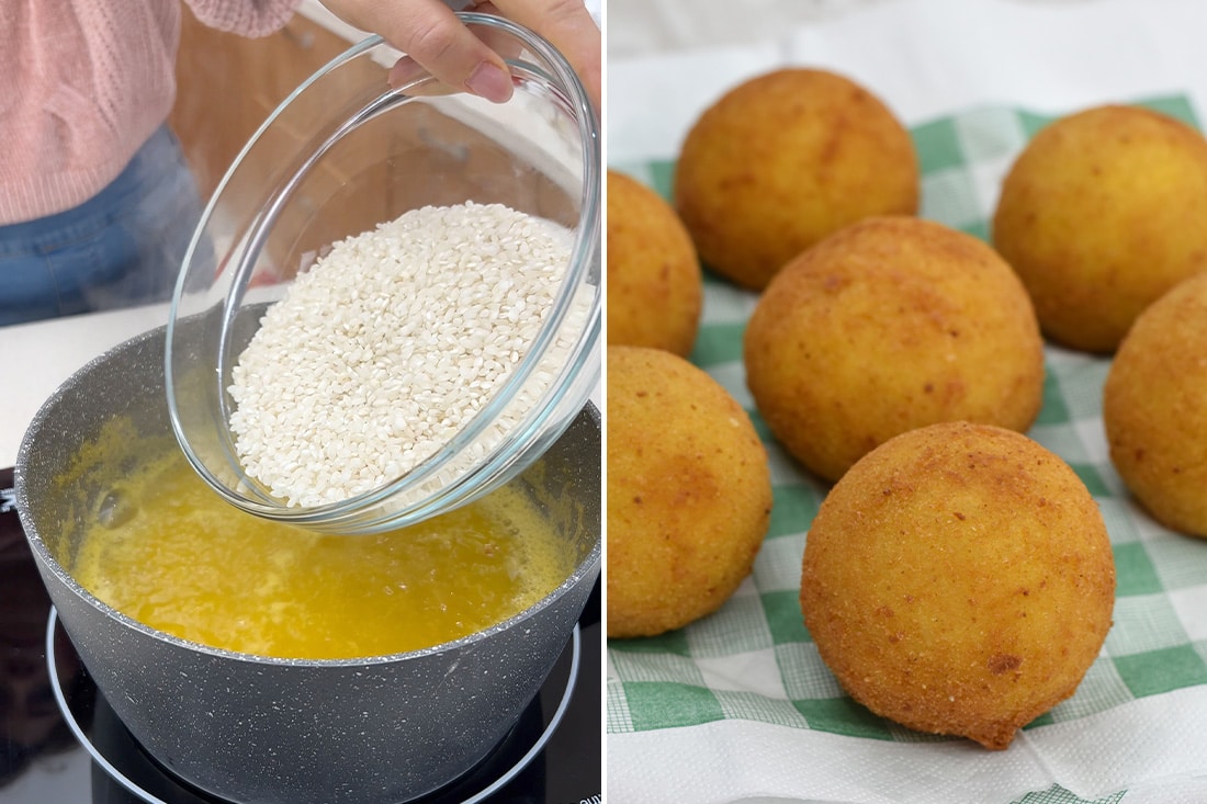 come cuocere il riso per arancine