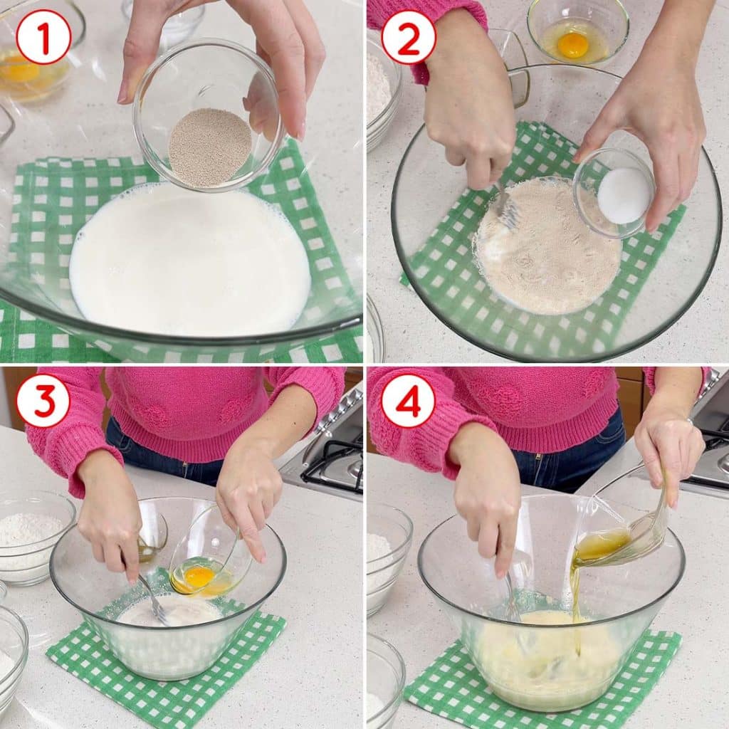 Preparazione dell'impasto