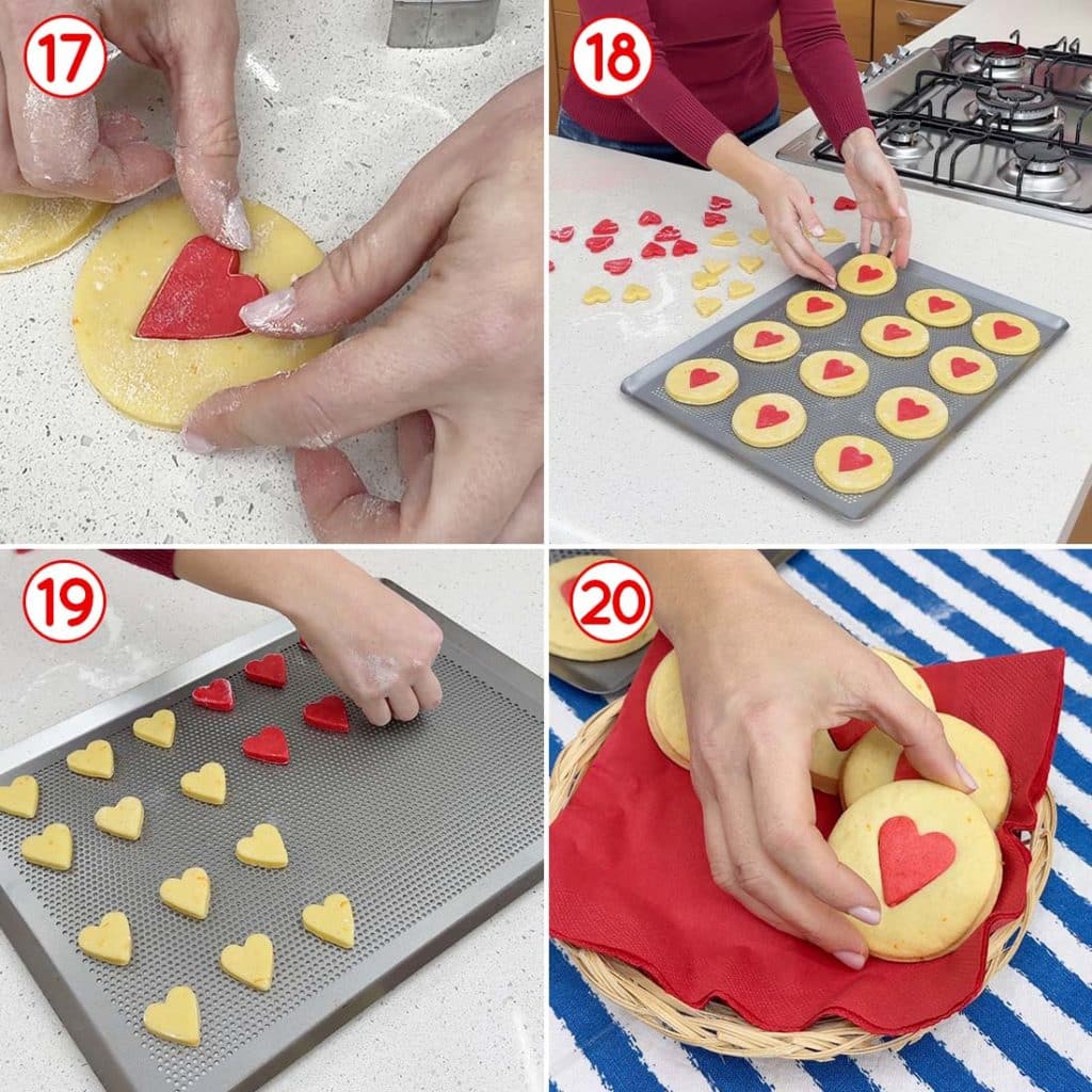 Formazione e cottura dei biscotti