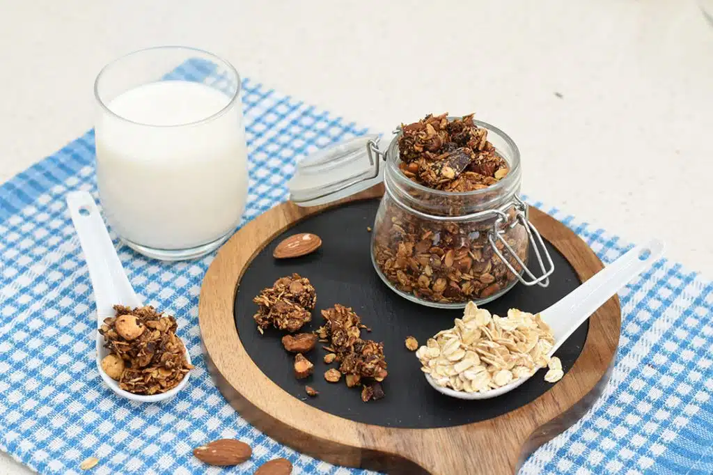 Granola in friggitrice ad aria