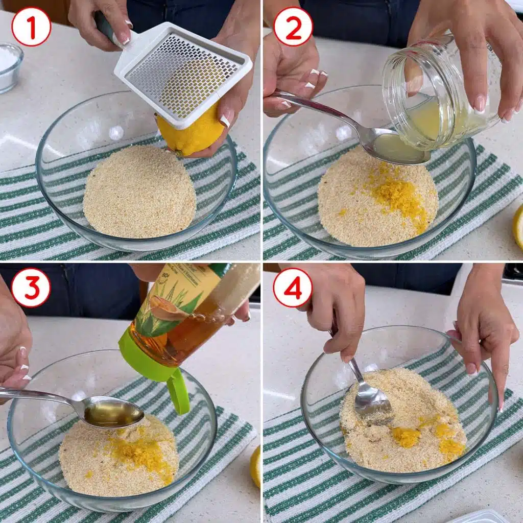 Farina di mandorle e primi ingredienti
