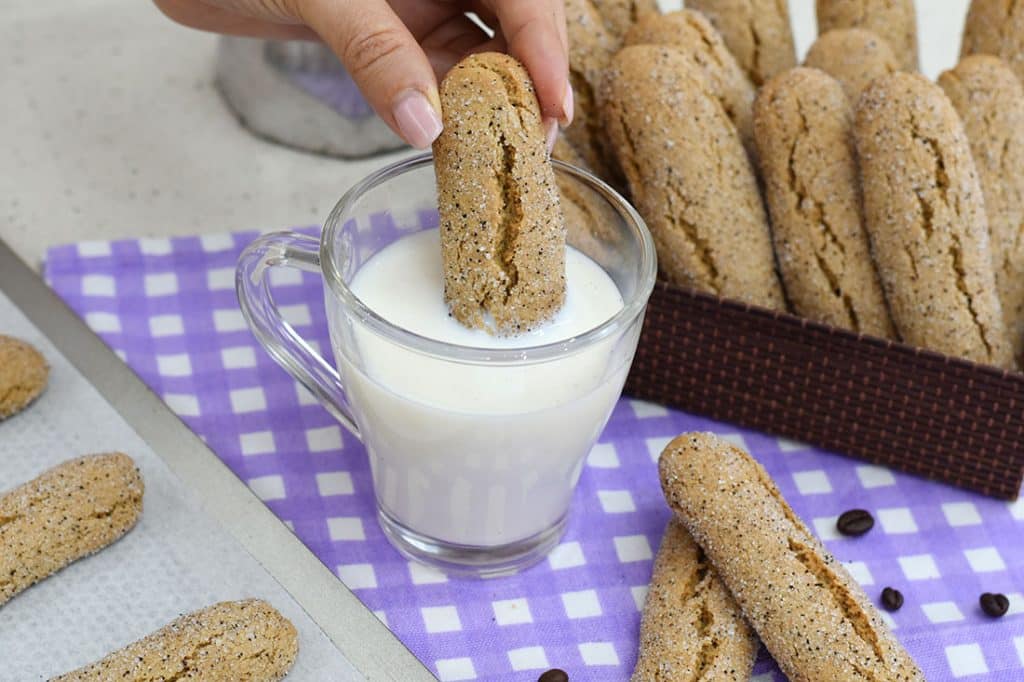 Biscotti da latte al caffè
