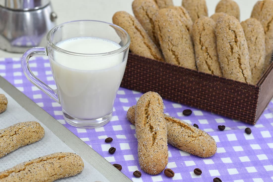 Biscotti da latte al caffè