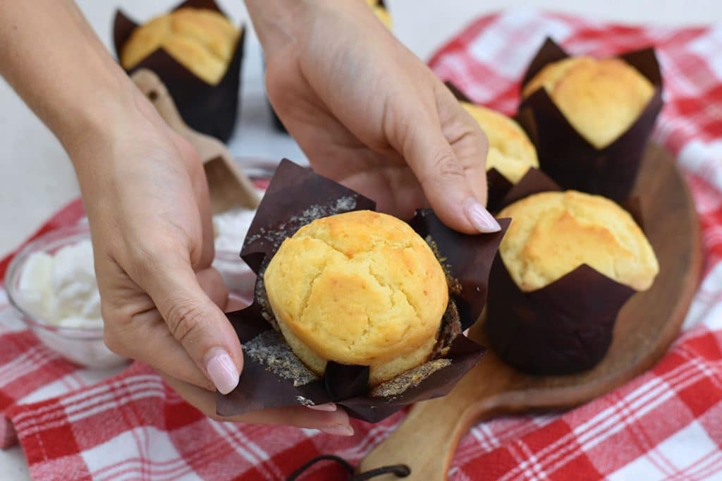 Muffin allo yogurt greco