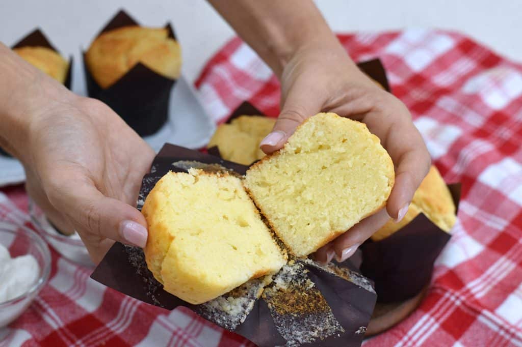 Muffin allo yogurt greco