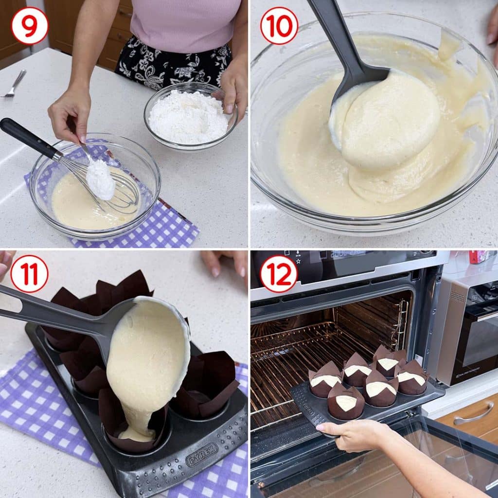 Muffin pronti per la cottura