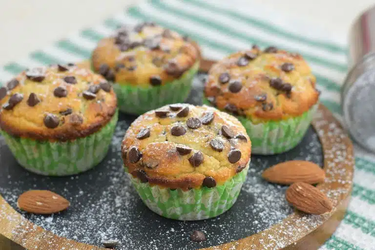 Muffin fit yogurt e mandorle